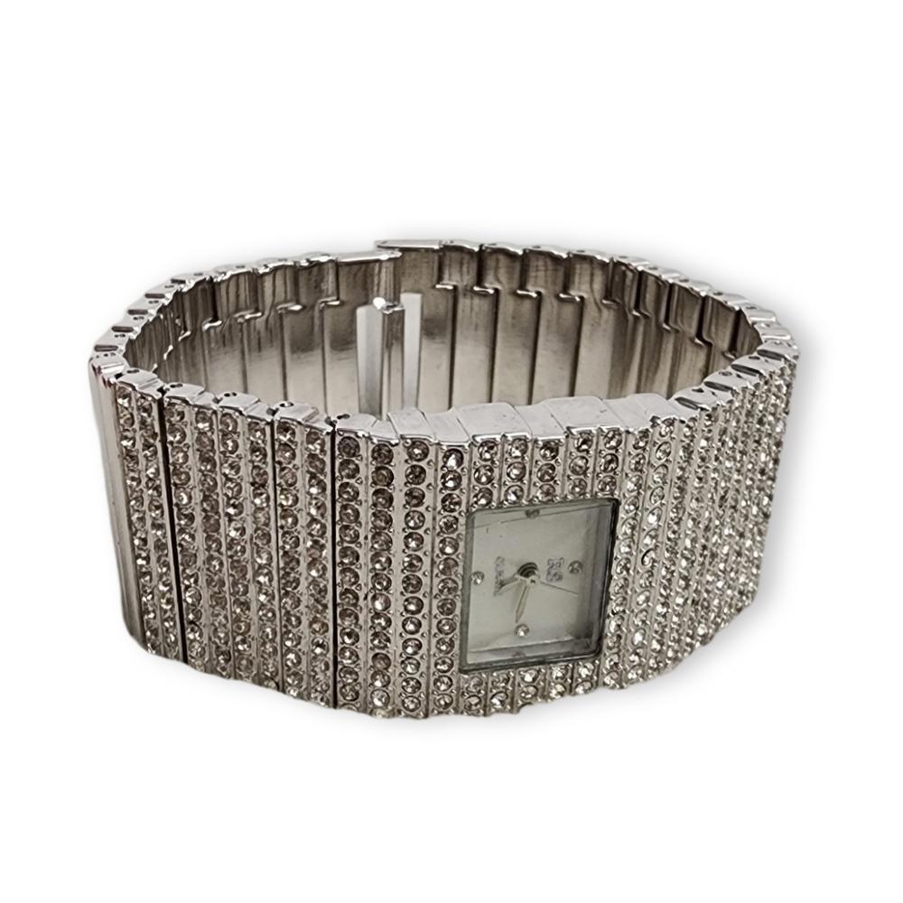 Silver Rhinestone Watch